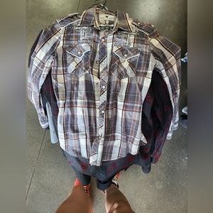 The Buckle Pop Icon Clothing Button Up Shirt Men's Small